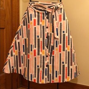 Anthropologie High Waisted Skirt